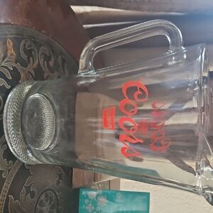 Coors Clear Glass Pitcher